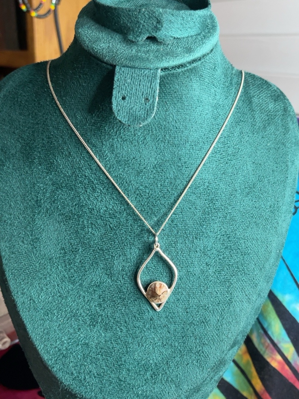 The Blessing Flower 925 Sterling Silver Rose of Jericho Necklace Israel 20”